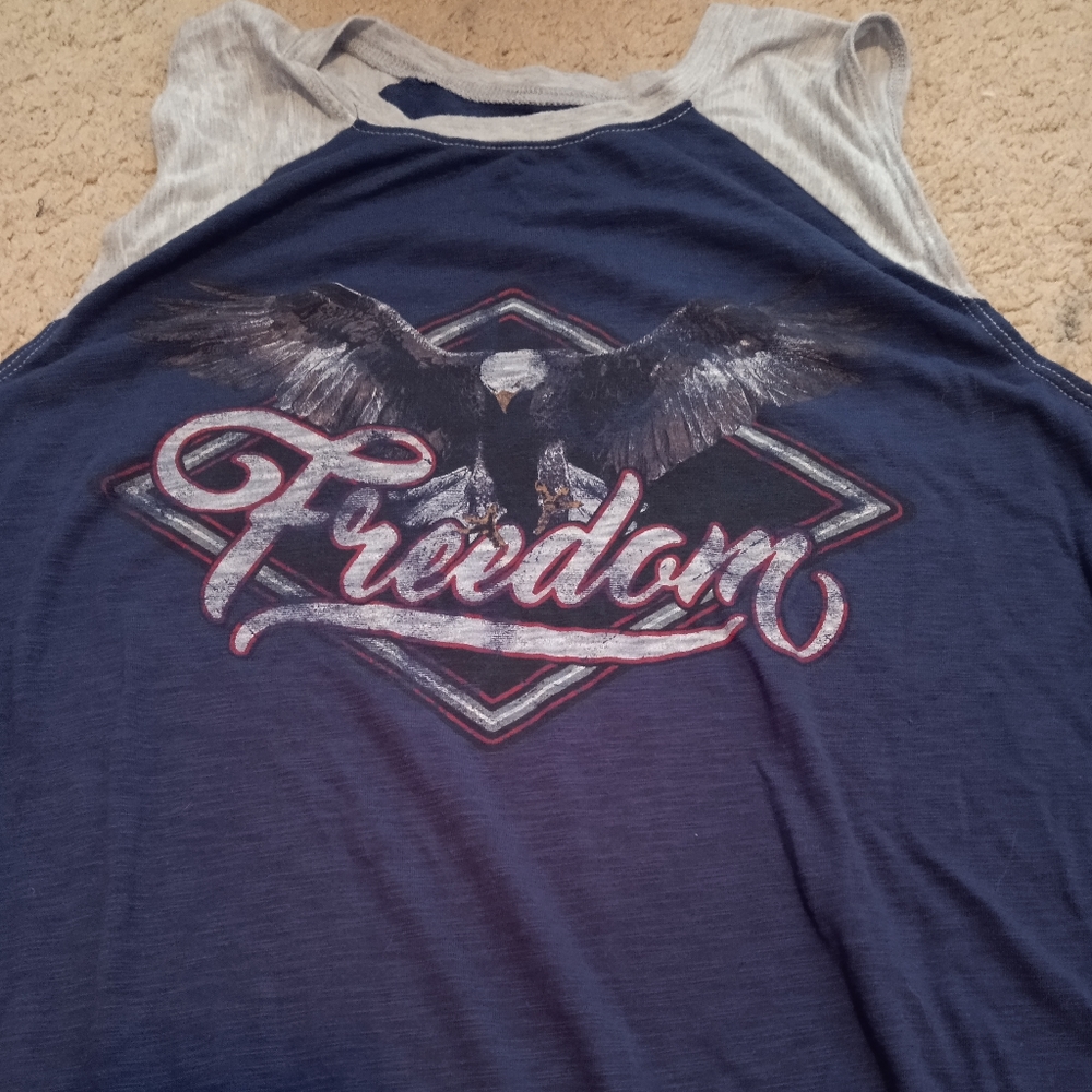 USA "Freedom" w/eagle tank top
